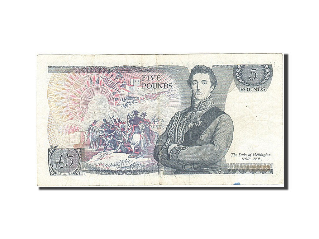 Great Britain, 5 Pounds, 1971-1982, KM:378f, 1988-1991, VF(30-35)