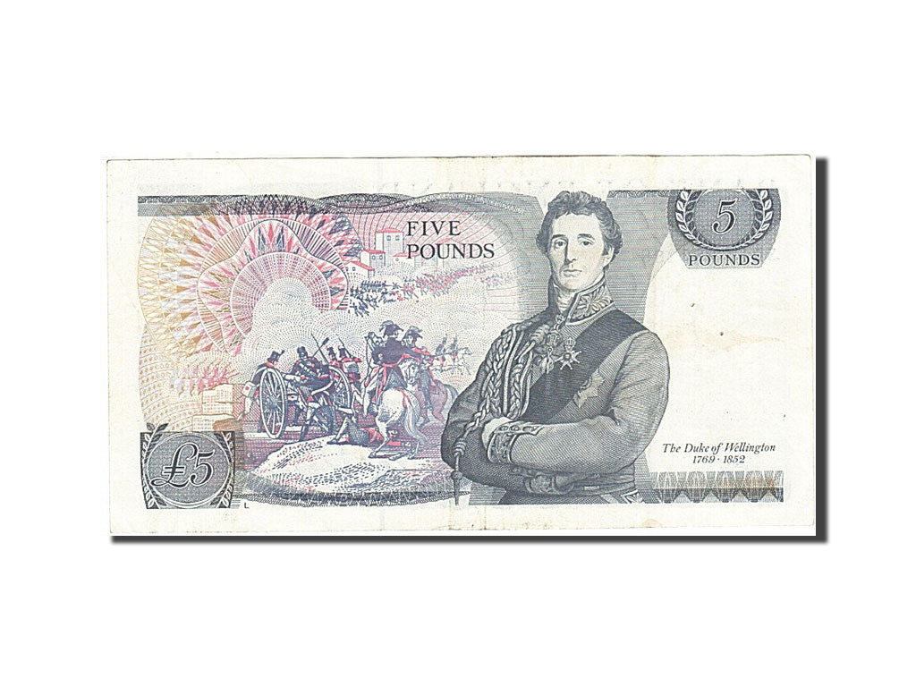 Great Britain, 5 Pounds, 1971-1982, KM:378f, 1988-1991, EF(40-45)