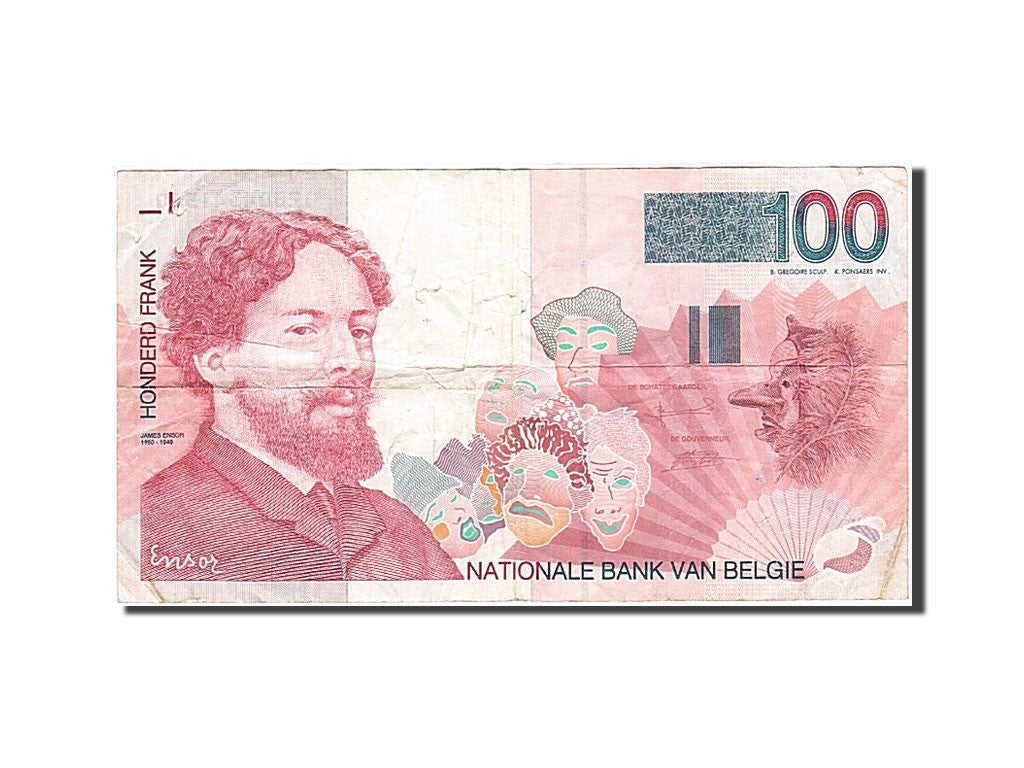 Banknote, Belgium, 100 Francs, 1994-1997, Undated (1995-2001), KM:147, VF(20-25)
