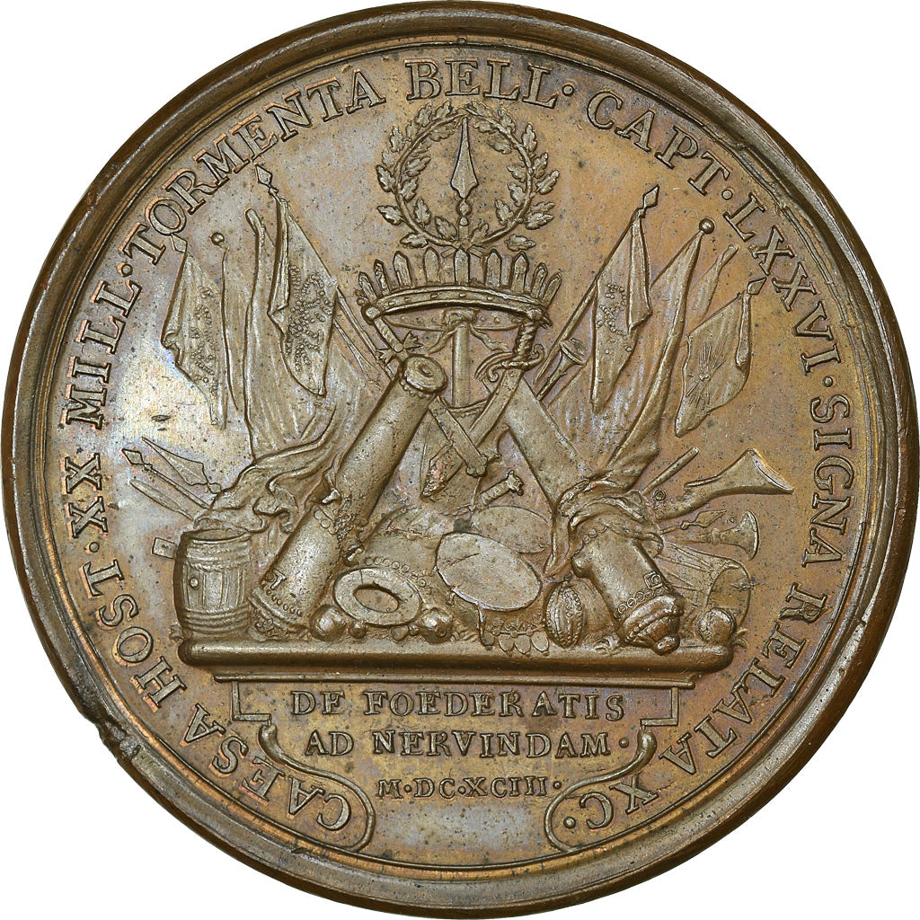 France, Medal, Louis XIV, Bataille de Neerwinden, History, 1693, Mauger