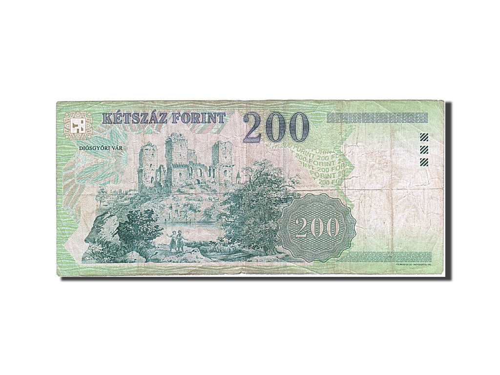 Hungary, 200 Forint, 1997-1999, KM:178a, 1998, VF(20-25)