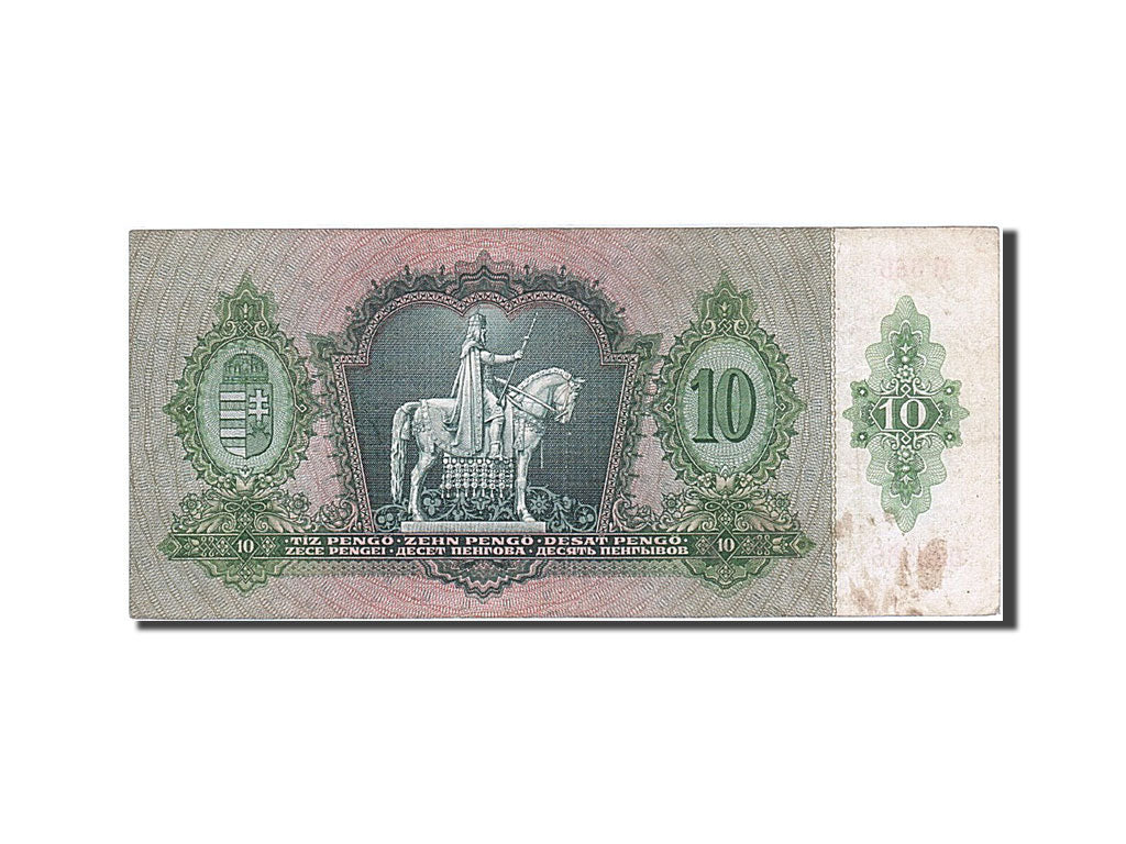 Hungary, 10 Pengö, 1936, KM:100, 1936-12-22, EF(40-45)