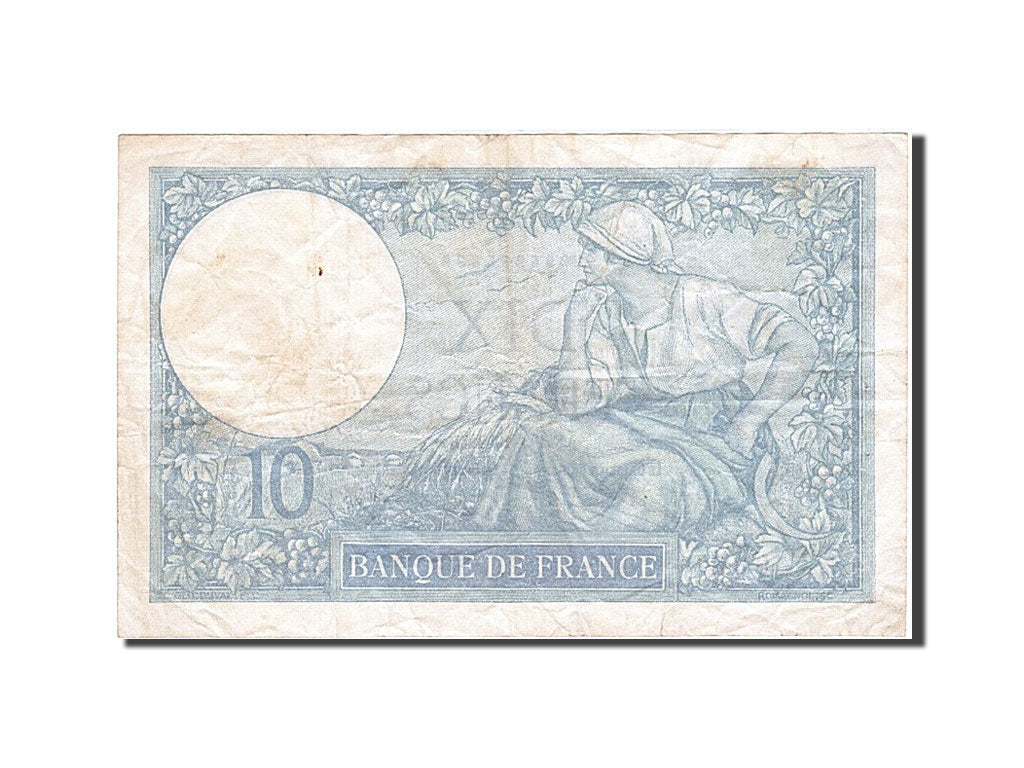 Biljet, Frankrijk, 10 Francs, 1915, 1928-05-01, TTB, Fayette:6.13, KM:73d
