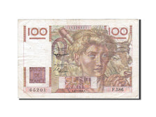 Geldschein, Frankreich, 100 Francs, 1945, 1954-03-04, SS+, KM:128d