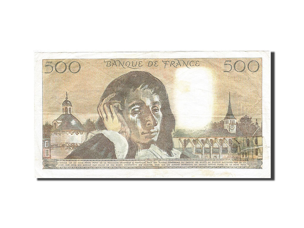 France, 500 Francs, 1968, KM:156e, 1983-06-02, VF(20-25), Fayette:71.29