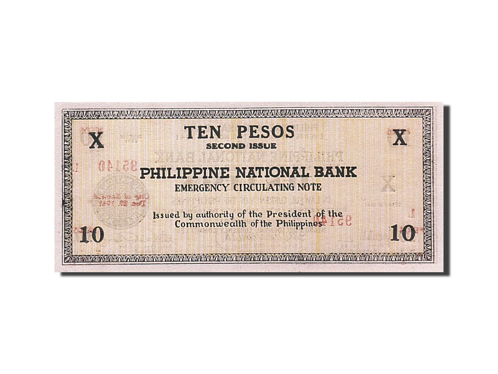 Banknote, Philippines, 10 Pesos, 1941, 1941, KM:S627b, UNC(65-70)