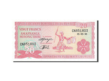 Banknote, Burundi, 20 Francs, 1975-1978, 1995-05-25, KM:27c, UNC(65-70)
