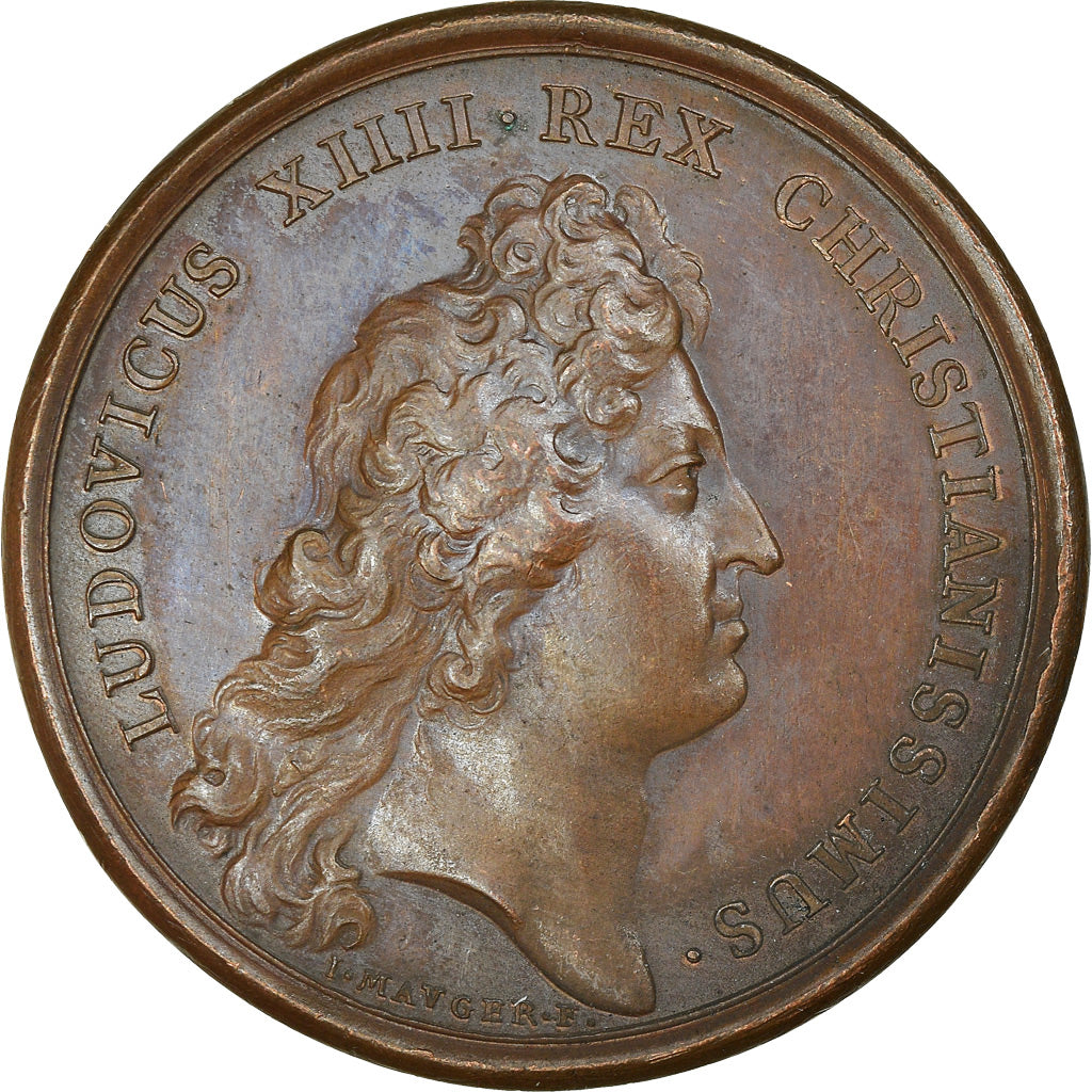 Frankrijk, Medaille, Louis XIV, Prise de Tournai et Courtrai, History, 1667