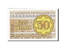 Biljet, Kazachstan, 50 Tyin, 1993-1998, 1993, KM:6, NIEUW