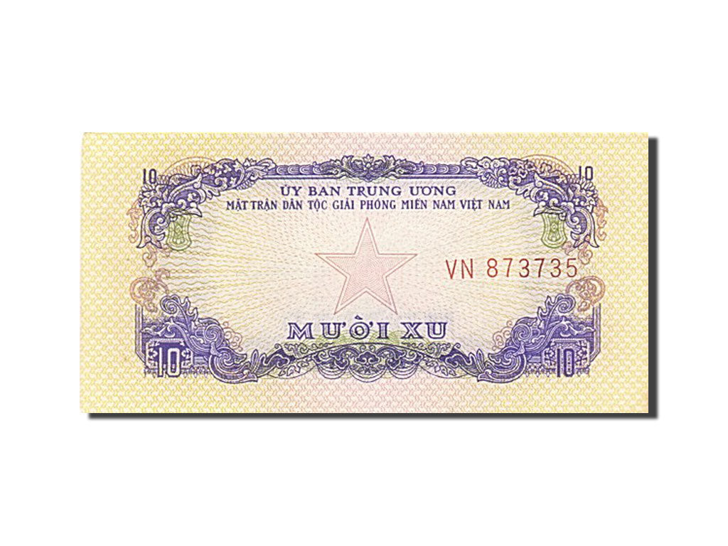South Viet Nam, 10 Xu, 1963, KM:R1, 1963, UNC(60-62)