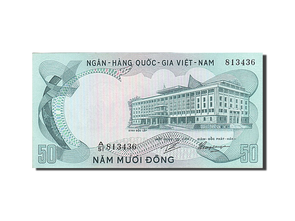 South Viet Nam, 50 Dong, 1972-1975, KM:30a, Undated (1972), UNC(65-70)