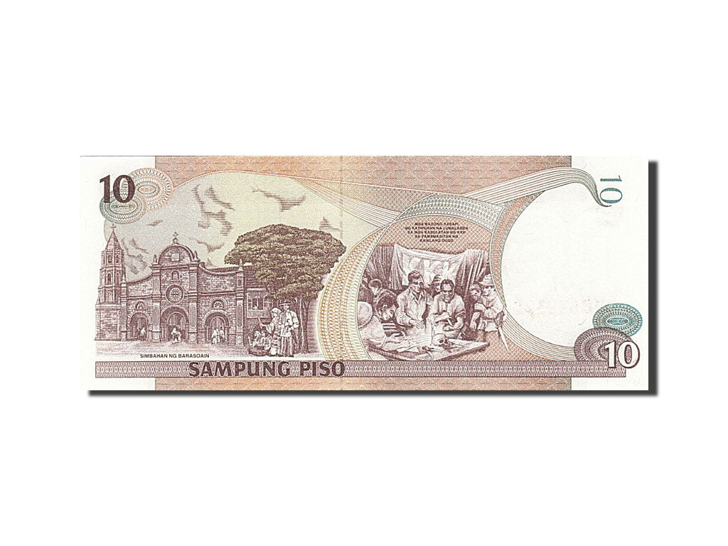 Geldschein, Philippinen, 10 Piso, 1997, 2000, KM:187f, UNZ