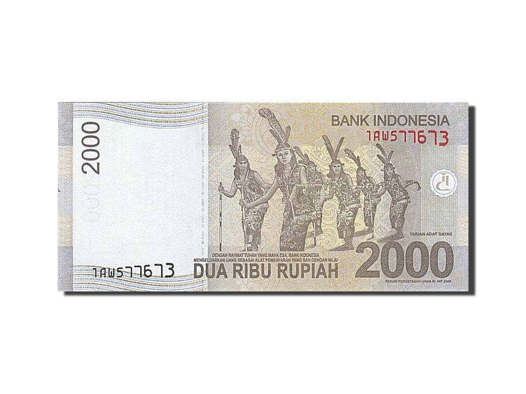 Geldschein, Indonesien, 2000 Rupiah, 2009-2010, 2009, KM:148a, UNZ