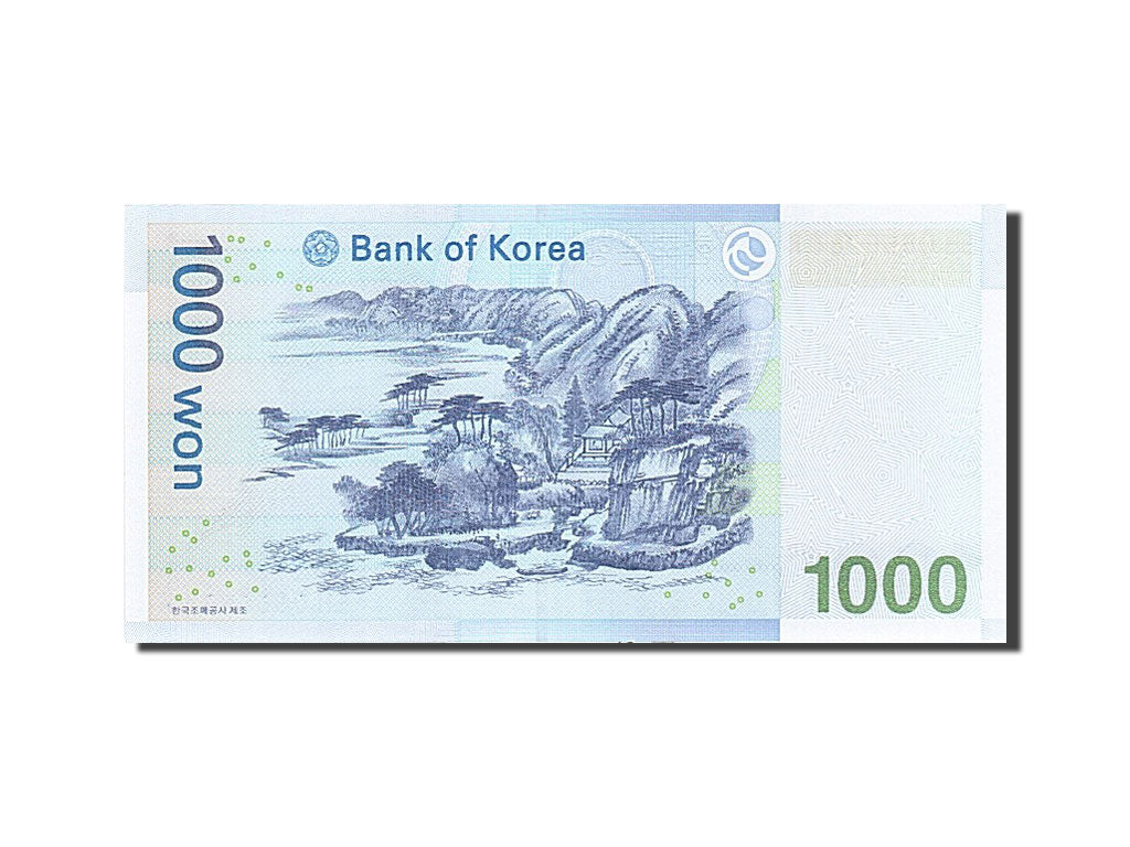 Billet, South Korea, 1000 Won, 2006-2007, 2007, KM:54a, NEUF