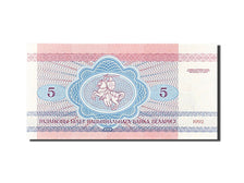 Bielorussia, 5 Rublei, 1992-1996, KM:4, 1992, FDS