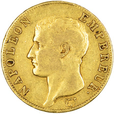 FRANCE, Napoléon I, 40 Francs, 1806, Paris, KM #675.1, EF(40-45), Gold, Gadoury 