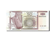 Banknote, Burundi, 50 Francs, 1993-1997, 2001-08-01, KM:36c, UNC(65-70)
