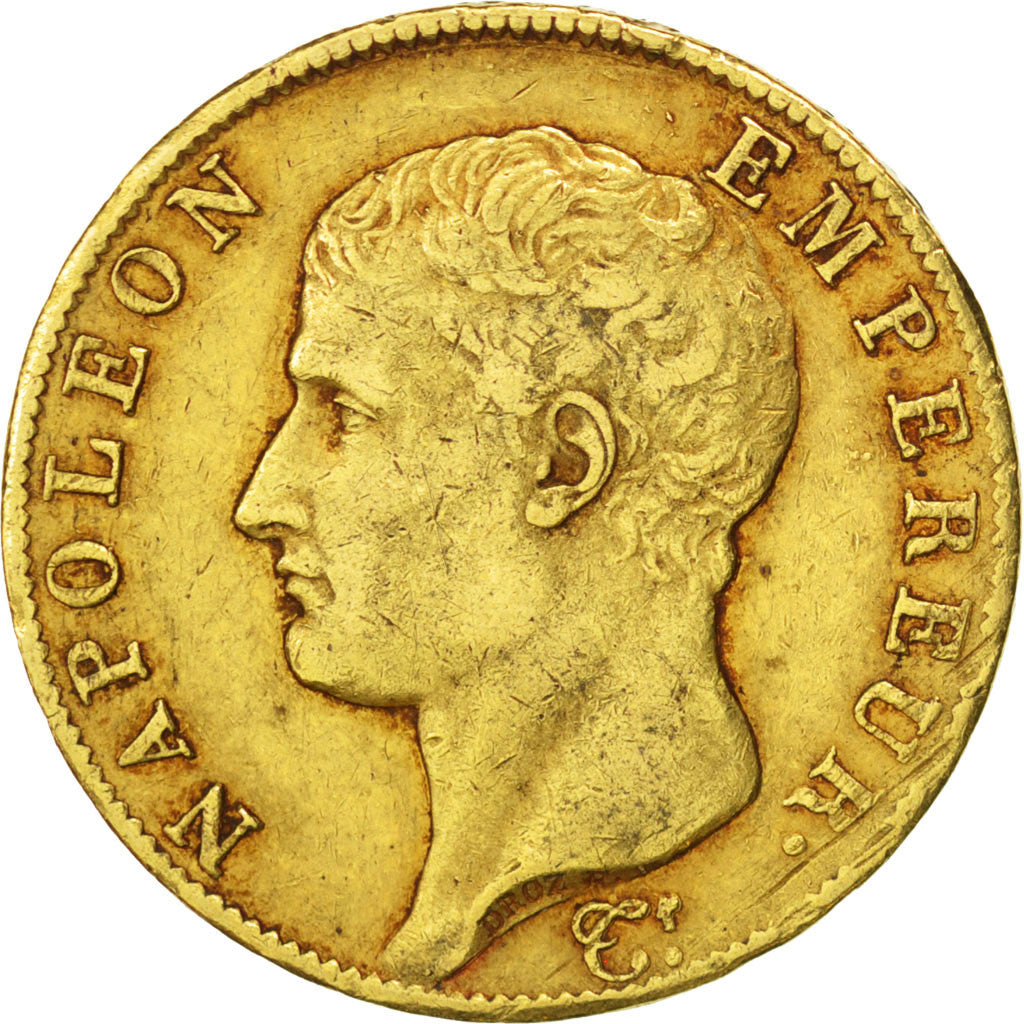 Francia, Napoléon I, 40 Francs, 1805, Paris, BB, Oro, Gadoury:1081
