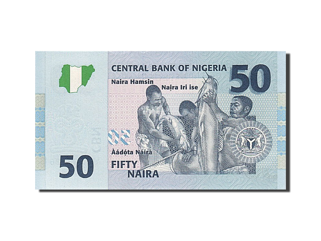Nigeria, 50 Naira, 2005-2006, KM:35a, 2006, UNC(65-70)