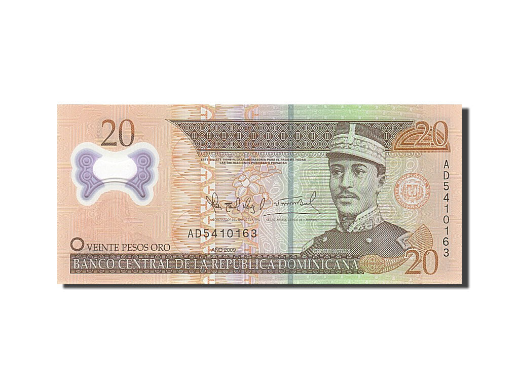 Banknote, Dominican Republic, 20 Pesos, 2010, 2009, KM:182a, UNC(65-70)