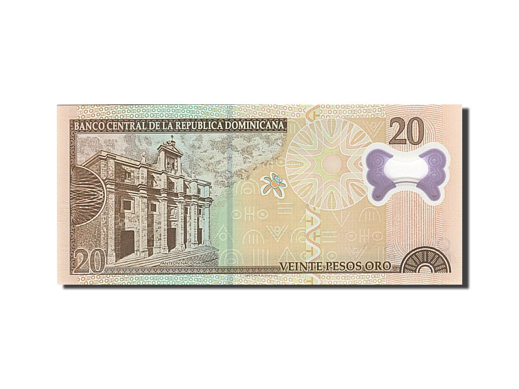 Banknote, Dominican Republic, 20 Pesos, 2010, 2009, KM:182a, UNC(65-70)