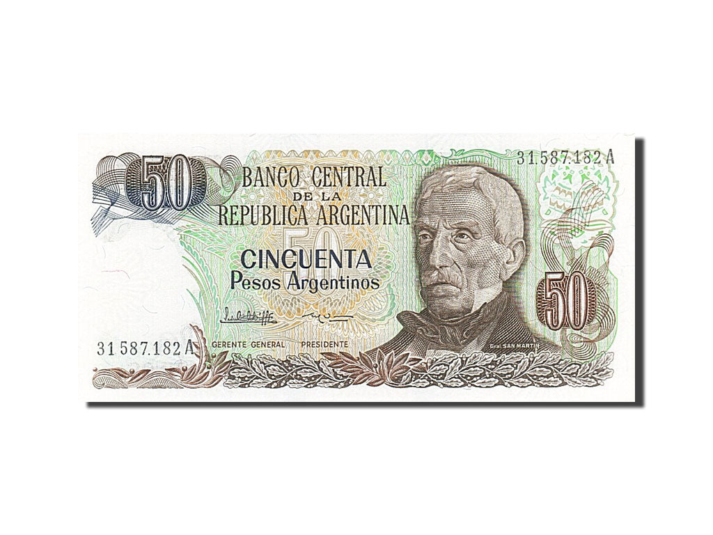 Banconote, Argentina, 50 Pesos Argentinos, 1983-1985, KM:314a, Undated, FDS
