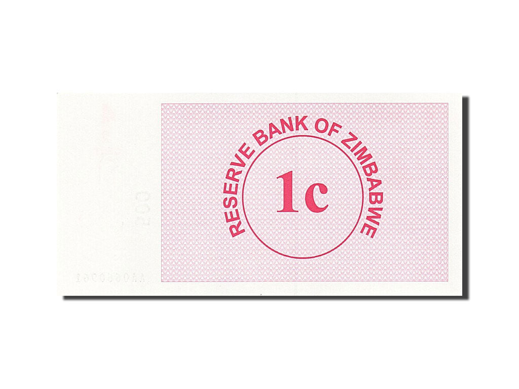 Geldschein, Simbabwe, 1 Cent, 2006-2008, 2006-08-01, KM:33, UNZ