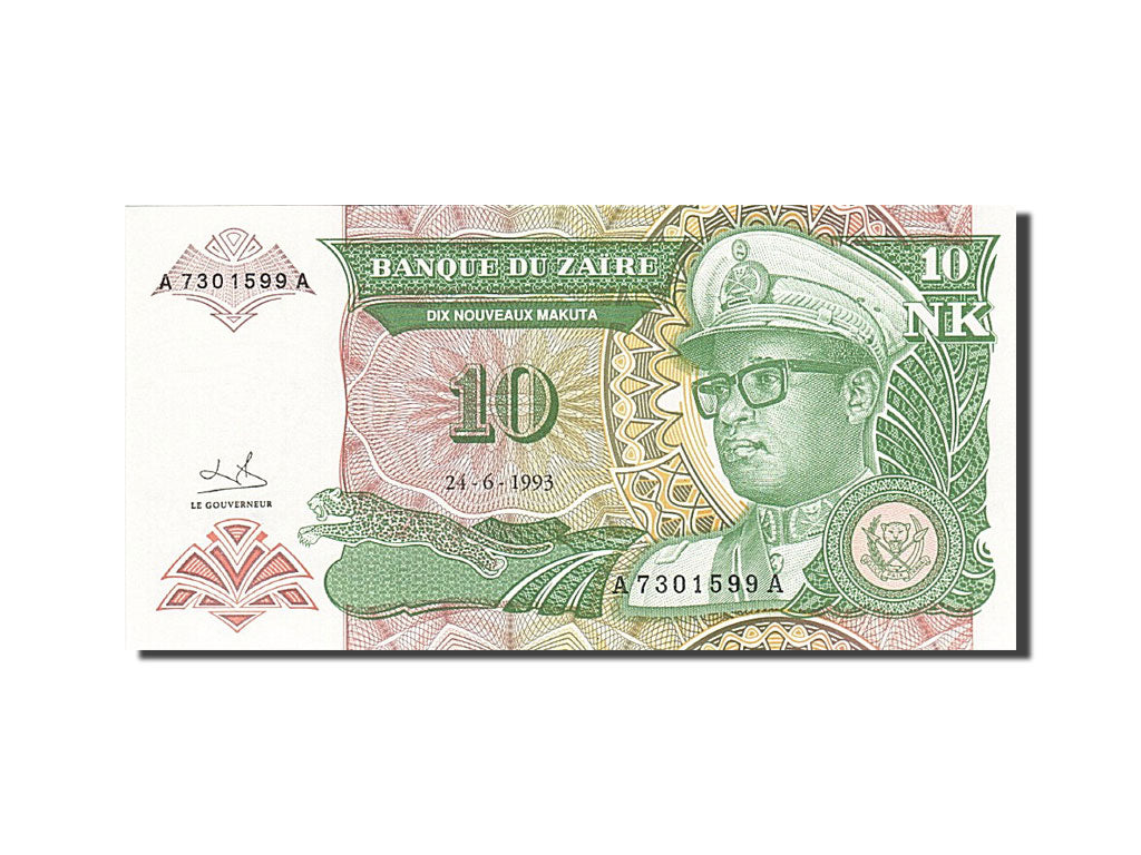 Banknote, Zaire, 5,000,000 Zaïres, 1993, 1993-06-24, KM:46a, UNC(65-70)