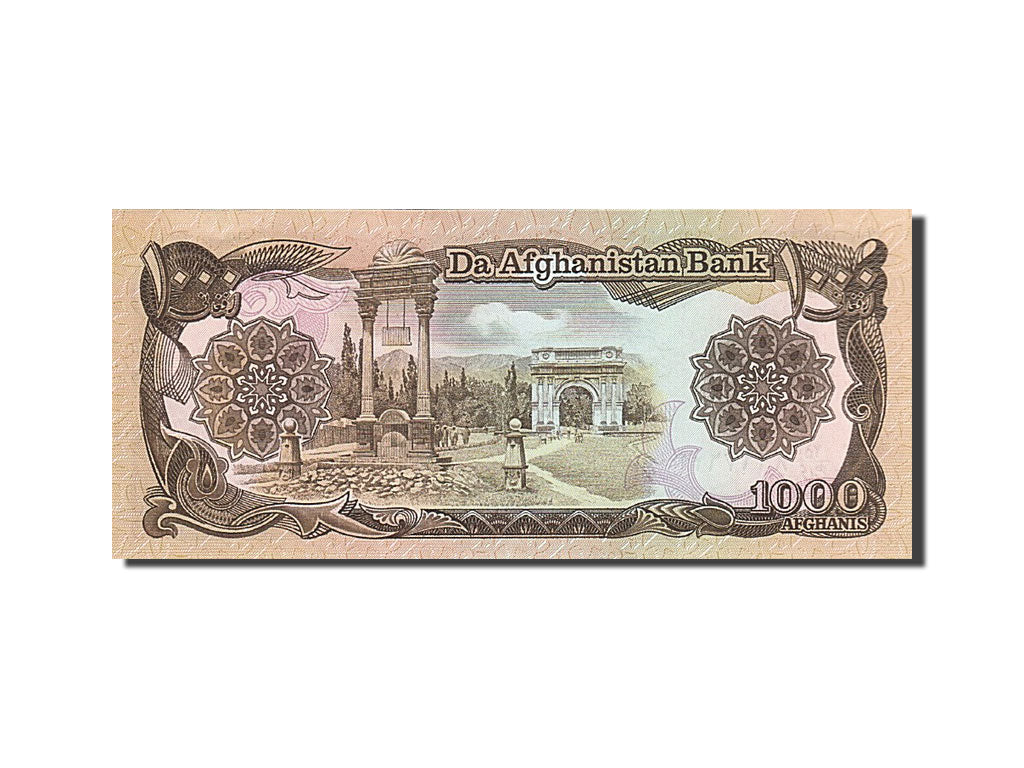 Afghanistan, 1000 Afghanis, 1979, 1991, KM:61c, UNC(63)