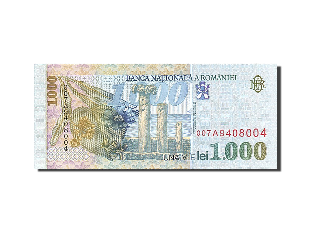 Rumänien, 1000 Lei, 1996-2000, KM:106, 1998, UNC(65-70)