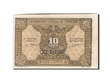 FRENCH INDO-CHINA, 10 Cents, 1942, Undated (1942), KM:89a, AU(55-58)