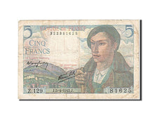 Banknote, France, 5 Francs, 1943, 1945-04-05, VF(20-25), Fayette:5.6, KM:98a