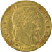 FRANCE, Napoléon III, 5 Francs, 1867, Strasbourg, KM #803.2, AU(50-53), Gold, G.
