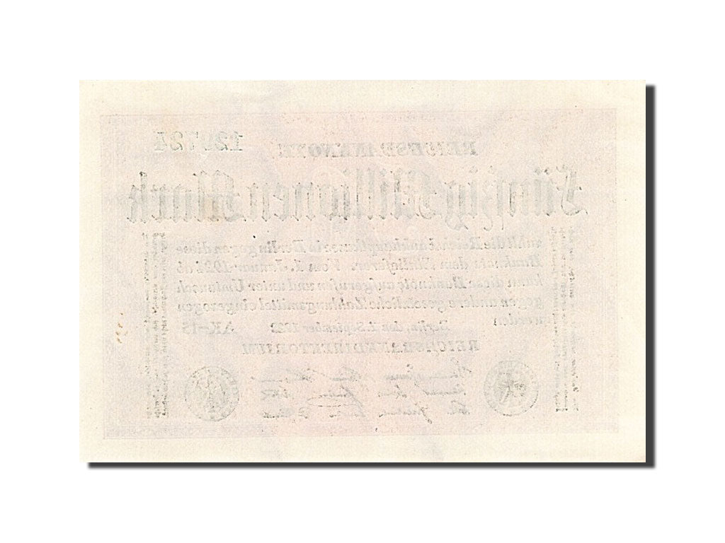 Banknote, Germany, 50 Millionen Mark, 1923, 1923-09-01, KM:109b, UNC(63)