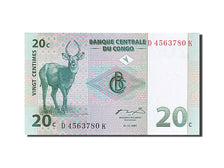 Banknot, Republika Demokratyczna Konga, 20 Centimes, 1997, 1997-11-01, KM:83a
