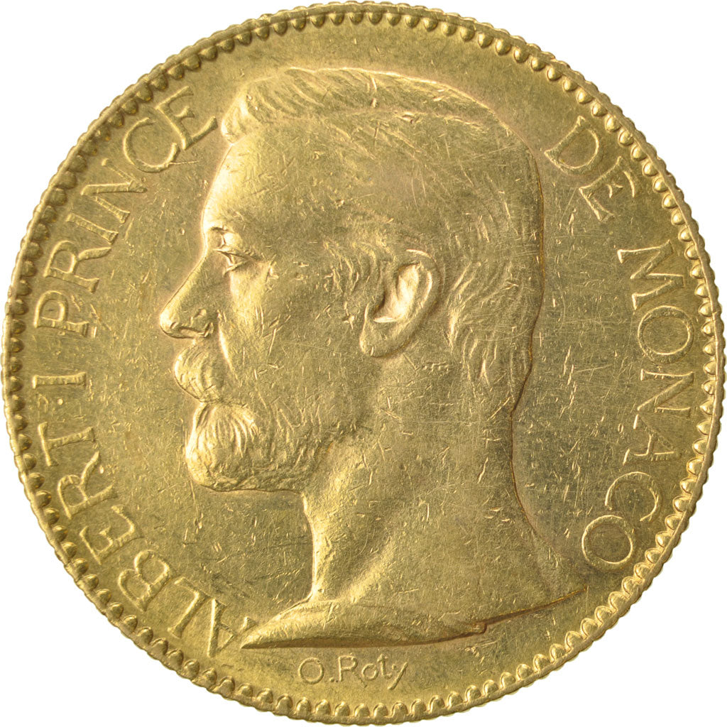 Monaco, Albert Ier, 100 Francs or