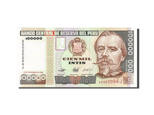 Banknote, Peru, 100,000 Intis, 1985-1991, 1989-12-21, KM:145, UNC(65-70)
