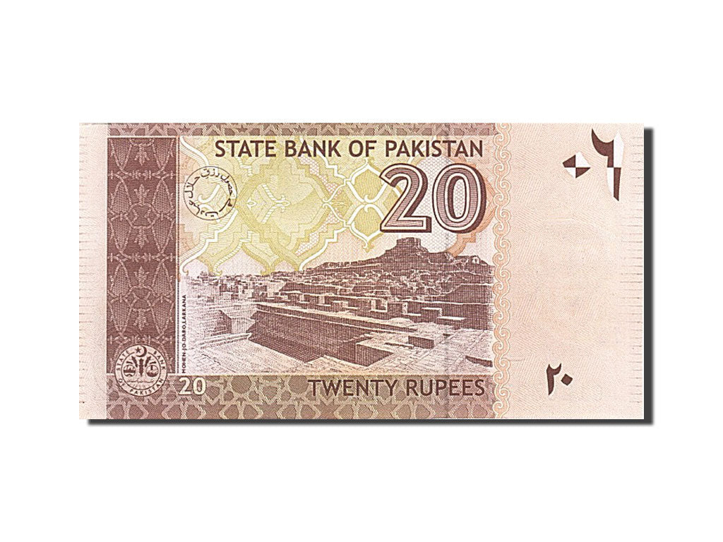 Geldschein, Pakistan, 20 Rupees, 2005, 2005, KM:46a, UNZ-