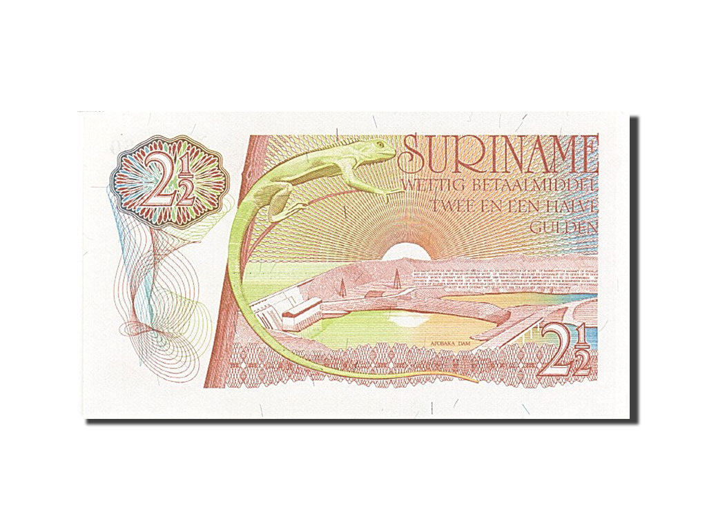 Billet, Suriname, 2 1/2 Gulden, 1960, 1985-11-01, KM:119a, NEUF