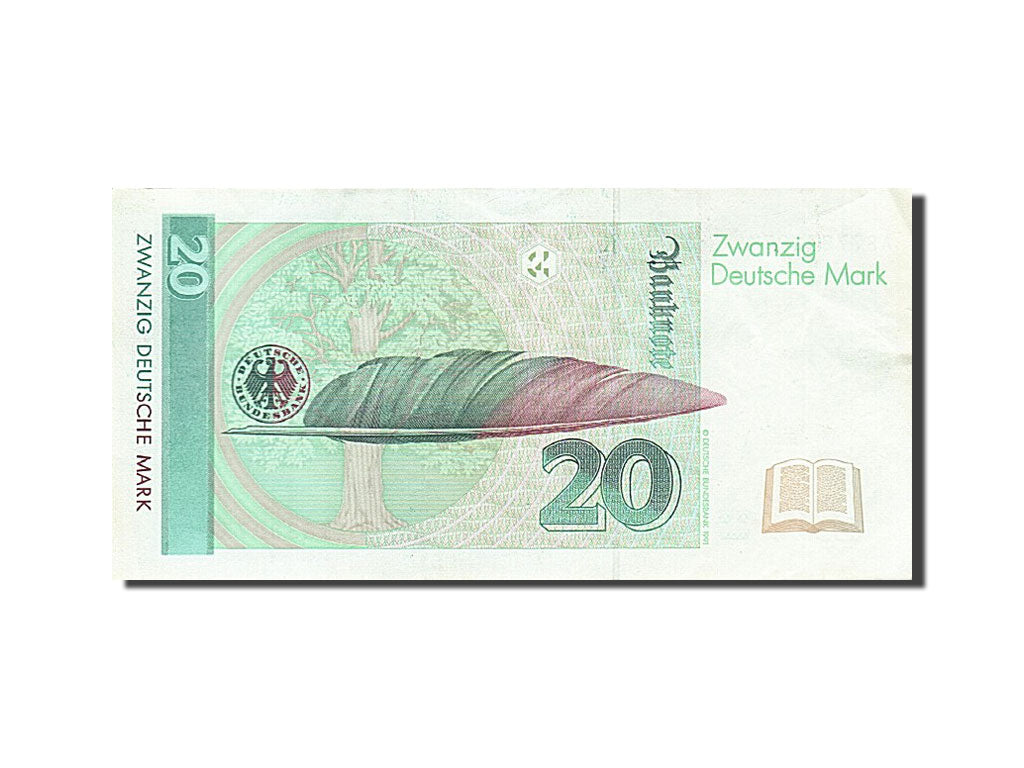 Banknote, GERMANY - FEDERAL REPUBLIC, 20 Deutsche Mark, 1989-1991, 1991-08-01