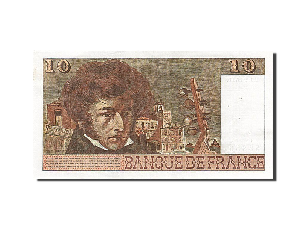 France, 10 Francs, 1972, KM:150b, 1975-07-03, EF(40-45), Fayette:63.11