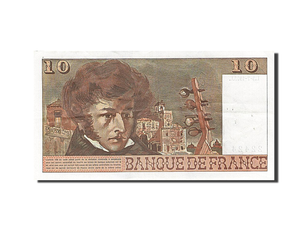 France, 10 Francs, 1972, KM:150b, 1975-07-03, EF(40-45), Fayette:63.11