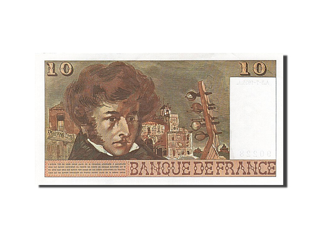Frankreich, 10 Francs, 1972, KM:150b, 1975-07-03, UNC(63), Fayette:63.11
