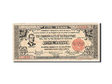 Philippines, 5 Pesos, 1942, KM:S648a, 1942-01-26, EF(40-45)