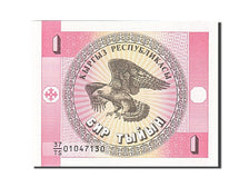 KYRGYZSTAN, 1 Tyiyn, 1993, KM:1, Undated (1993), UNC(65-70)