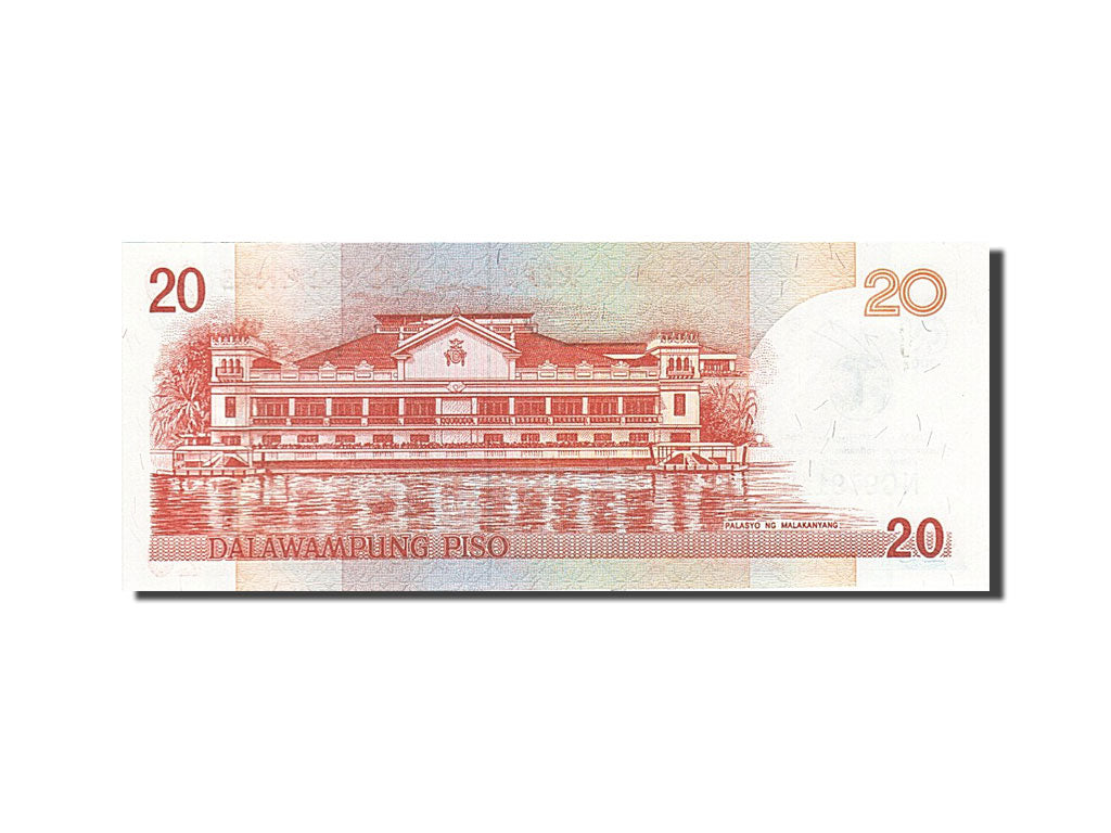 Banknote, Philippines, 20 Piso, 1998-1999, 2004, KM:182h, UNC(65-70)