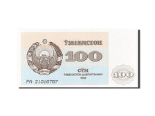 Uzbekistan, 100 Sum, 1992-1993, KM:67a, 1992, UNC(65-70)