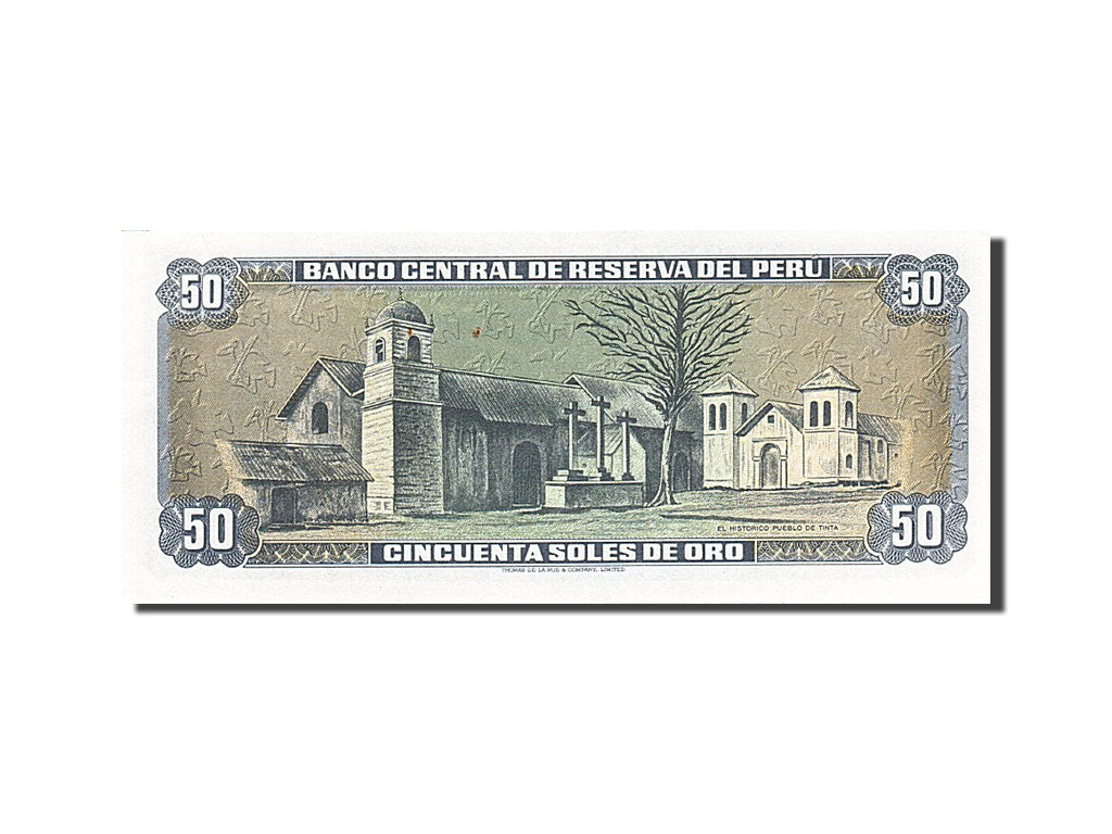 Banknote, Peru, 50 Soles De Oro, 1976-1977, 1977-12-15, KM:113, UNC(63)