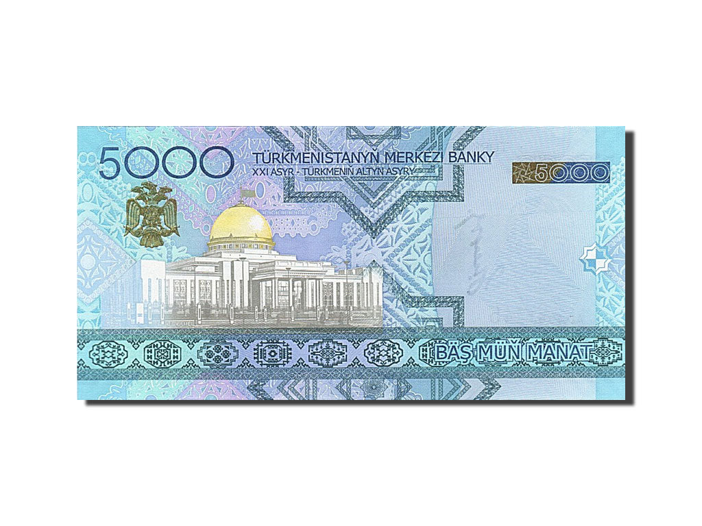 Turkmenistan, 5000 Manat, 2005, KM:21, 2005, UNC(65-70)