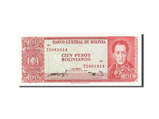 Bolivie, 100 Pesos Bolivianos, 1962, 1962, KM:163a, NEUF